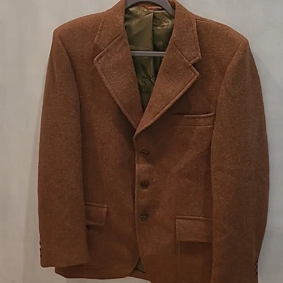 Men's 100% Virgin Scottish wool HarrisTweed Jacket - Picture 1 of 4